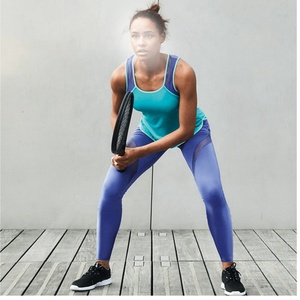 100% coton vêtements de sport femmes Leggings ensemble coton biologique pantalons de Yoga durable Yoga Leggings pour femmes de haute qualité en gros - Product Image 3