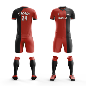 Nuevo Conjunto de Uniforme de Fútbol para Hombre de la Mejor Calidad, Diseño Personalizado, Pantalones Cortos de Secado Rápido, Transpirables, Antibacterianos, 100% Poliéster - Product Image 4