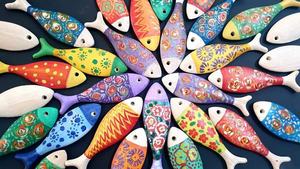 Figura de Pez de Madera 3D al por Mayor: Artesanía Sin Pintar/Pintada, Tamaño Personalizado para Uso en Templos, Decoración del Hogar/Tienda/Cafetería - Product Image 4