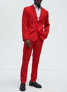 Blazer Homme Simple Boutonnage Personnalisé avec Logo de Marque OEM, Veste de Costume d'Affaires à Manches Longues, Meilleure Vente - Product Image 2