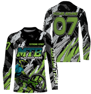 Jersey de Ciclismo MTB Personalizado al por Mayor, Transpirable, Ligero, 100% Poliéster, para Equipos de Motocross y Carreras - Product Image 3