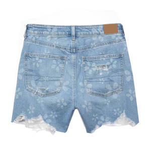 Shorts de Mezclilla para Mujer, Cómodos para Uso Diario, Diseño con Estampado Láser, Estilo Urbano, Vintage, Casual - Product Image 6