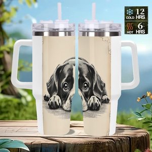 Gobelet isotherme en acier inoxydable 40 oz avec paille pour la pause déjeuner au bureau - Product Image 2