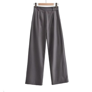 Official <b>Trousers</b> for Ladies Women Satin <b>Trousers</b> High Waist Wide Leg Pleated Baggy <b>Harem</b> Straight Office Pants Women - Product Image 6