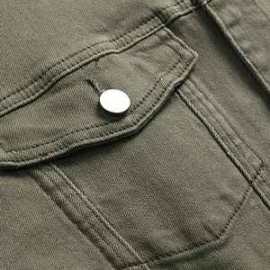 High Quality <b>Lightweight</b> Men's <b>Denim</b> <b>Jacket</b> Plain Dyed Breathable Waterproof Winter Casual Wear <b>Denim</b> Men's <b>Jackets</b> - Product Image 6