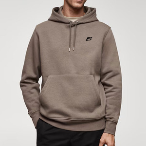 Outdoor Heavyweight Winter Men's Thermal <b>Hoodies</b>-Solid Pattern <b>Plain</b> Dyed Fleece Fabric Customizable Design & Breathable <b>Hoodies</b> - Product Image 1