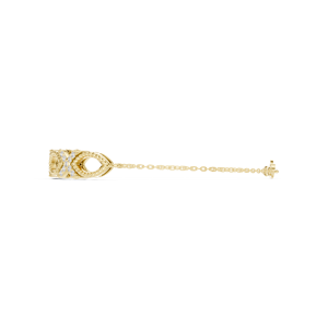 Bracelet à maillons XOXO en or massif avec diamants de laboratoire CVD ronds VVS DEF 9K 10K 14K 18K – Vente en gros - Product Image 4