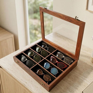 Caja de Madera para Coleccionistas de Relojes con Interior de Terciopelo, Solución de Almacenamiento y Exhibición de Relojes, Caja de Madera para Relojes con Cajón para Joyas - Product Image 4