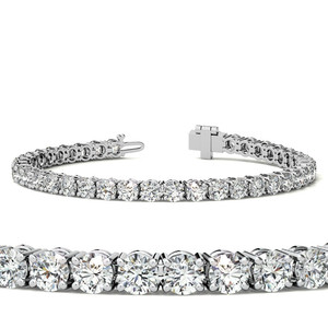 Precious 11.2CT 18k Gold Diamond Tennis <b>Bracelets</b> 100% Natural And Pure Diamond Jewellery For Wedding Engagement Wear - Product Image 3