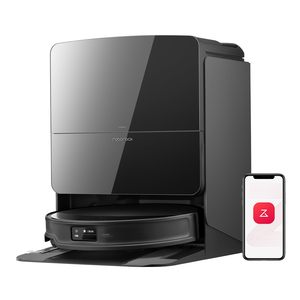 Robot Vacuum and <b>Mop</b> Ultra Slim with Strong Suction Self-Emptying Hot Air Drying - Product Image 1