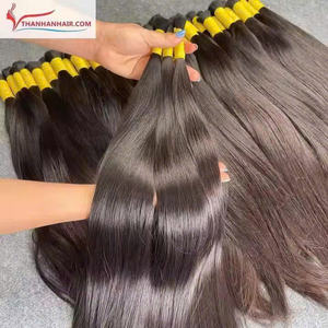 Venta al por mayor de un solo donante de pelo a granel pelo natural liso vietnamita cabello humano negro natural - Product Image 2