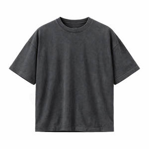 T-shirt formel homme personnalisé à épaules tombantes, coupe régulière, en polyester/coton tricoté extensible 240 g/m², idéal pour la gym - Product Image 1