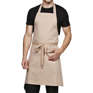 Tablier de cuisine unisexe sans manches en coton avec poches, personnalisable avec logo, pour la cuisine, la peinture DIY, les fêtes et l'impression - Product Image 3