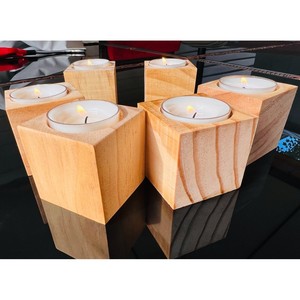 Acacia Wooden Candle <b>Holders</b> Wholesale | Natural Handcrafted <b>Tea</b> <b>Light</b> <b>Holders</b> - Product Image 4