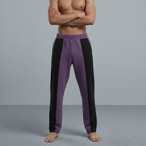 Pantalon de jogging décontracté pour homme en laine délavée sur mesure, 100 % coton respirant, écologique, coupe droite oversize, vente en gros - Product Image 6