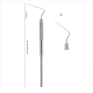 Instrumentos Bone Bridge de 2.5mm y 6mm para Relleno Dental de Composite, de Acero Inoxidable con Punta Dorada, 175mm de Longitud, Reutilizables, Manuales - Product Image 3