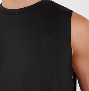 Men's Summer Gym Fitness Clothing Quick Dry Tank Top Sleeveless <b>Singlets</b> Undershirt <b>Running</b> Bodybuilding Tight Vest - Product Image 4