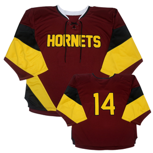 Fournisseur de maillots de hockey sur glace personnalisés, conception OEM avec tissu en maille respirant, logo en twill sublimé, professionnel - Product Image 3