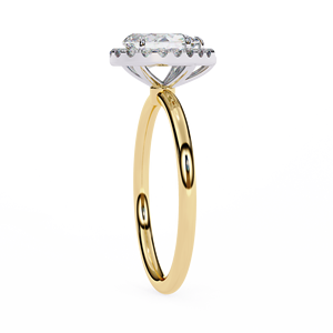 Anillo Clásico de Compromiso con Diamante de Corte Pera de 1 Quilate Cultivado en Laboratorio, Oro de 14K, Certificado IGI, Diamante VS DEF para Aniversario o Boda - Product Image 3
