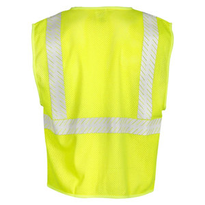 Gilet de sécurité en maille personnalisé avec logo imprimé, gilets de sécurité sur mesure pour vêtements de travail - Product Image 3
