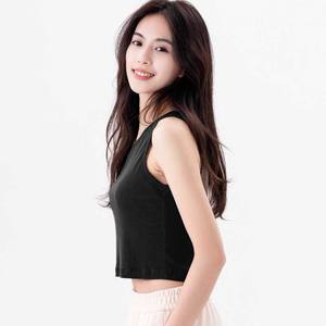 Women Combed Cotton Tank <b>Tops</b> Casual Crop <b>Top</b> With Long Sleeves Comfortable Workout Running <b>Top</b> for Girls Printed Design - Product Image 3