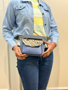 New Western Handmade Recycled Animal Fur Leather Waist Bags With Adjustable <b>Belt</b> Unique Vintage Fanny Pack Hip Waist Bags - Product Image 2