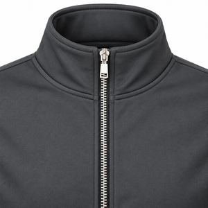 Vente en gros : Sweat-shirt à capuche zippé en coton imperméable, couleur unie, décontracté, grande taille, avec poches, pour l'automne - Product Image 5