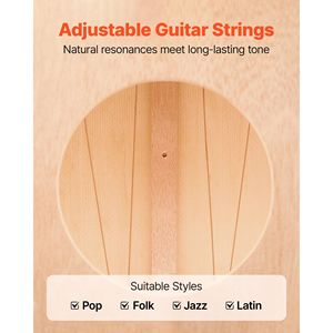 Cajon en bois de bouleau, instrument de percussion avec cordes de guitare, tambour en bois - Product Image 3