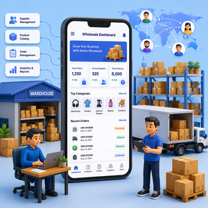 Desarrollo de Aplicaciones Móviles B2B al por Mayor para Gestión de Compradores y Vendedores, Control de Inventario, Análisis y Seguimiento de Existencias, Linux/MAC, Internet - Product Image 1