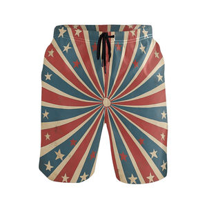 Shorts de bain pour adultes de qualité supérieure, sublimation, 100% polyester, solides, décontractés, séchage rapide, respirants, écologiques, design personnalisé, taille ajustable - Product Image 1