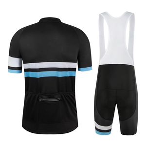 Custom Breathable Short Sleeve Cycling Jersey Kit Quick Dry Moisture Wicking Four-Way Stretch 220g Spandex/Polyester <b>Road</b> Set - Product Image 3