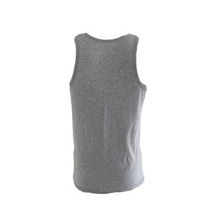 T-shirt sans manches pour homme en coton de qualité supérieure, logo personnalisé, coupe slim, t-shirt uni pour homme, t-shirts de sport - Product Image 2