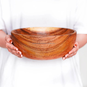 Fournisseur indien Prix de gros Fabriqué à la main écologique Carré en bois Style classique Mariage Noix Fruits Snacks Assiettes Plats - Product Image 3