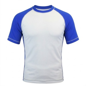 Camiseta de Manga Corta para Hombre, Sublimada Personalizada, con Mangas Raglán, Alta Elasticidad, Transpirable, para Entrenamiento de MMA, BJJ y Grappling - Product Image 1