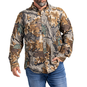 Chemise de chasse respirante pour hommes, séchage rapide, camouflage, pour le camping et le suivi de la faune - Product Image 3