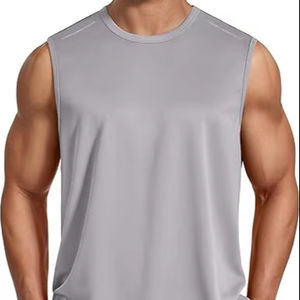 เสื้อกล้ามผู้ชายแบบแห้งเร็วสำหรับออกกำลังกาย เสื้อกีฬาผู้ชายแบบแห้งเร็วสำหรับฟิตเนส วิ่ง และเล่นกีฬากลางแจ้ง - Product Image 1