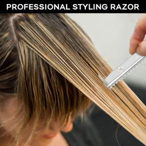 Rasoirs pour le visage, 6,89 pouces, rasoir professionnel pour le visage, lames de rechange en acier inoxydable, manche en bois, salon/maison - Product Image 5