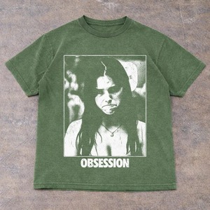 เสื้อยืดโอเวอร์ไซส์สีดำสไตล์โกธิค พิมพ์ลายรูปภาพ ดีไซน์ Obsession แขนสั้น คอกลม ทรงปกติสำหรับผู้ชาย ผ้าฝ้าย 100% ระบายอากาศได้ดี สวมใส่สบาย - Product Image 4