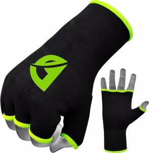 Superior Wrist Knuckle Thumb Protection MMA Custom Quick Hand Wraps Integrated Gel Pad Inner Gloves All-in-One Boxing Gloves - Product Image 2