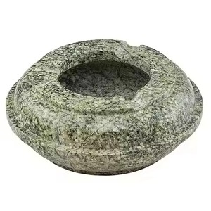 Cendrier rond en bois de style américain fait à la main, cadeaux pour la maison, l'hôtel, la décoration de restaurant - Product Image 5