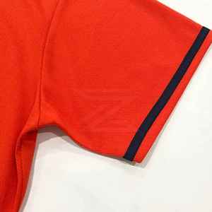 Maillot de baseball à manches courtes col en V respirant et à séchage rapide de haute qualité fabriqué en usine, imprimé uni, 100% polyester, antibactérien - Product Image 3