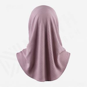 Pañuelo Hijab de Poliéster Crepé Liso para Invierno, Venta al por Mayor, Color Personalizado, Largo, para Mujer Musulmana, Suave, Premium, Modesto, para la Cabeza - Product Image 2