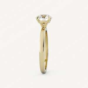 1CT 2CT Round Cut Lab Grown Diamond Solitaire <b>Ring</b> 10K 14K 18K Solid Gold 925 <b>Silver</b> Classic Engagement <b>Ring</b> Wholesale Factory - Product Image 3