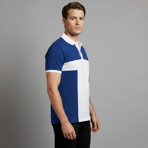 <b>Men's</b> Solid <b>Short</b> <b>Sleeve</b> for <b>Shirt</b> Regular Fit Casual Breathable Front Logo Cotton Blend Blue <b>White</b> Design - Product Image 2