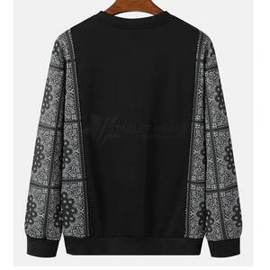 Nouveau design – Sweat-shirts d'hiver décontractés pour hommes en mélange de coton écologique – Tailles et couleurs personnalisables - Product Image 2