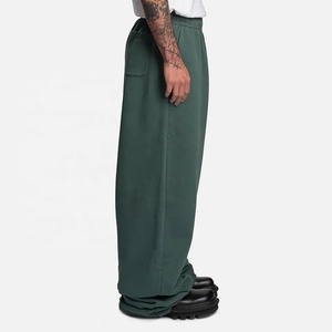 High Quality Casual Drawstring <b>Jogger</b> Trousers Cargo Sweat Track Pants Men's <b>Stacked</b> Sweatpants <b>Joggers</b> - Product Image 3