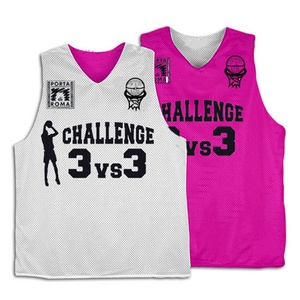 Maillot de basket réversible 3 contre 3, maillots du club Lakers, vente en gros de maillots de basket, uniforme d'entraînement, uniformes de basket pour enfants - Product Image 3