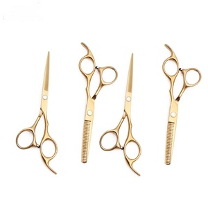 Ciseaux de coiffure professionnels S Network, acier inoxydable 4Cr13, lame tranchante, manche long, pour droitiers, usage en salon - Product Image 1