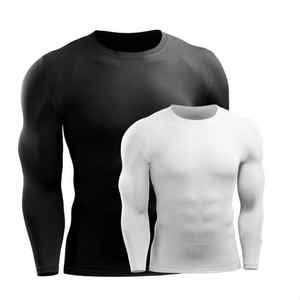 Camiseta de Manga Larga de Primera Calidad a Precios Razonables, Camiseta Deportiva de Poliéster y Elastano para Hombre, Talla Adulto, Última Tendencia - Product Image 1