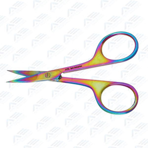 Ciseaux à cuticules à pointe aiguisée, outil de beauté pour pédicure et soins personnels, double face arc-en-ciel professionnel - Product Image 5